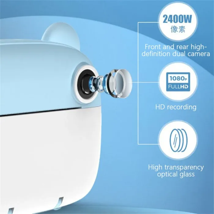 Children Digital Camera Instant Print for Kids Thermal Print Camera Instant Photo Printing Camera Video Toys+32G Memory Card - Image 5
