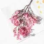 2PCS Artificial Plants Long Baby's Breath Christmas Decorations Vase for Home Wedding Bridal Festival Party Fake Plastic Flowers - Image 10
