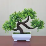 Simulated Potted Dragon Whisker Tree Bonsai Green Plant For Office Desktop Decoration Flowers Potted Home Creative Decoration - Image 5