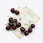 Fake cherries cherry model simulation fruit fruit shop decoration cabinet display shooting props kindergarten teaching aids - Image 4