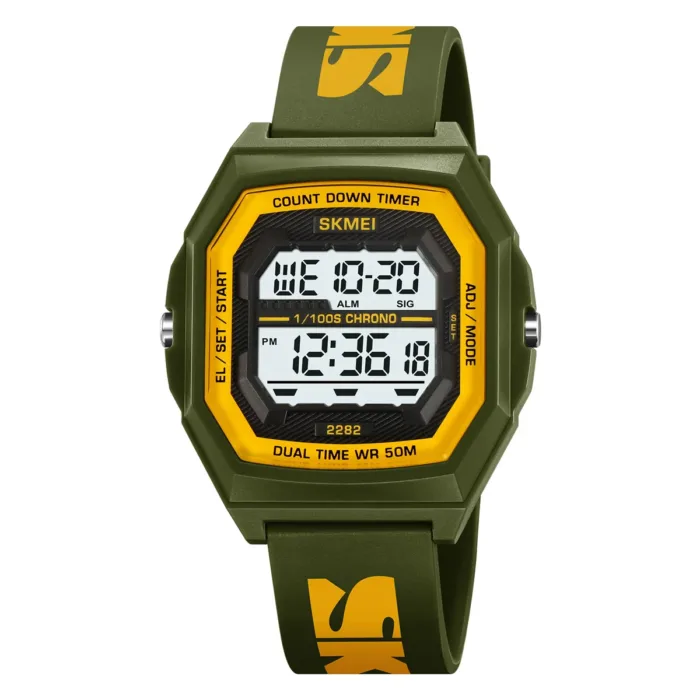 SKMEI Fashion Digital Sport Electronic Watches For Men Women 5Bar Waterproof Stopwatch Countdown Wristwatches Clock Reloj Hombre - Image 8