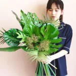 Artificial Single Palm Leaf Fake Tropical Plants Simulation Monstera Branch Flower Arrangement Accessori Hotel Home House Decor - Image 2