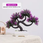 Artificial Plants Bonsai Small Tree Simulation Pot Plants Fake Flowers Table Potted Ornaments for Hotel Garden Home Decor planta - Image 23
