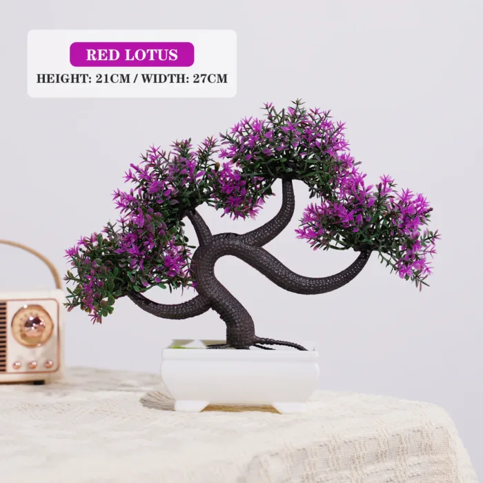 Artificial Plants Bonsai Small Tree Simulation Pot Plants Fake Flowers Table Potted Ornaments for Hotel Garden Home Decor planta - Image 23
