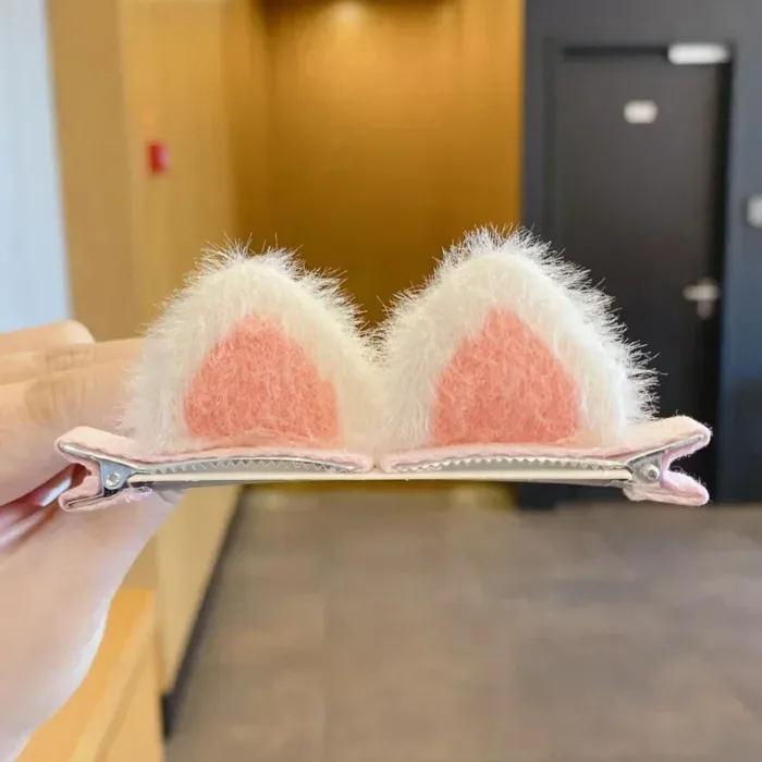 2pcs Cute Ears Hair Clips 3D Rabbit Bear Hair Pin for Baby Girls Kawaii Headwear Little Girls Kids Hair Accessories 2023 NEW - Image 13