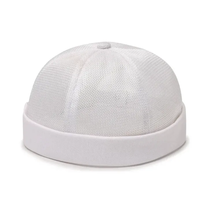 Full Mesh Quick Drying Caps Brimless Skullies Cap Beanie Hat Summer Women Men Caps Solid Color Hip Hop Street Docker Hats Gorras - Image 12