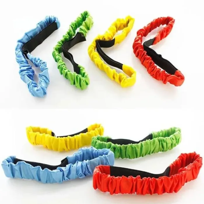 2 Person 3 Foot Group Game Elastic Bandage Multi Person Outdoor Sports Feet Binding Rope Props Parent-child Game Elastic Bandage - Image 5