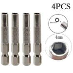 Magnetic Hex Shank 6.35mm-4mm Insert Bit Adapter For Electric Screwdriver Socket Holder Drill Bit Adapter 45mm Length Tools - Image 9