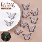 10pcs 4.5cm Double Layered Tulle 3D Luminous Butterfly Wings DIY Sewing Accessories Dress Hair Accessories Headwear Decoration - Image 15
