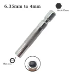 Magnetic Hex Shank 6.35mm-4mm Insert Bit Adapter For Electric Screwdriver Socket Holder Drill Bit Adapter 45mm Length Tools - Image 4