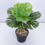 Artificial Plants Green Palm Leaves Monstera Home Garden Living Room Bedroom Balcony Decoration Tropical Plastic Fake Plant Long - Image 3