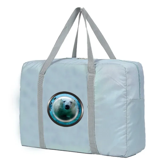 2023 Travel Bags Large Handbag Anime Print Foldable Clothes Organizers Garment Weekend Carry-on Luggage Bag Accessories Traveler - Image 2