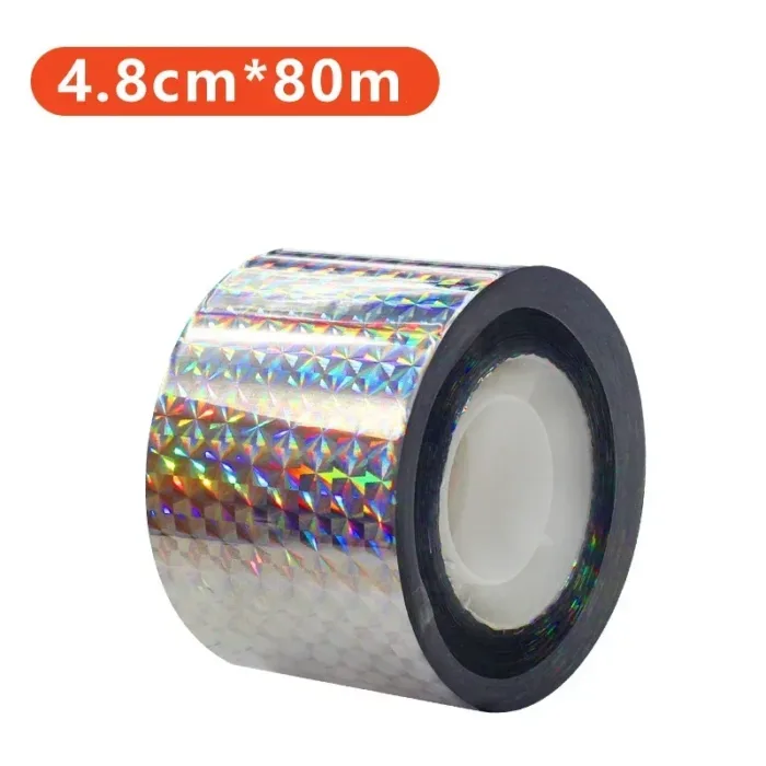 50M/80M/110M Bird Scarer Pigeons Repellent Anti Birds Tap Flashing Colorful Floral Garden Outdoor Crow Away Pigeons Repeller - Image 10