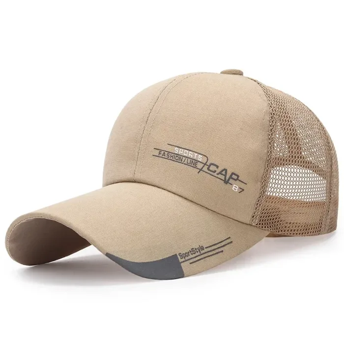 Summer Sports Cap Mens Hat for Fish Outdoor Fashion Line Baseball Cap Long Visor Brim Shade Snapback Sun Hat Bone Gorras New - Image 9