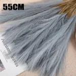 60cm Fluffy Reed Boho Decor Flowers Fake Plant Encrypted Reed Mock Artificial Flowers for Wedding Party Home Decor - Image 9