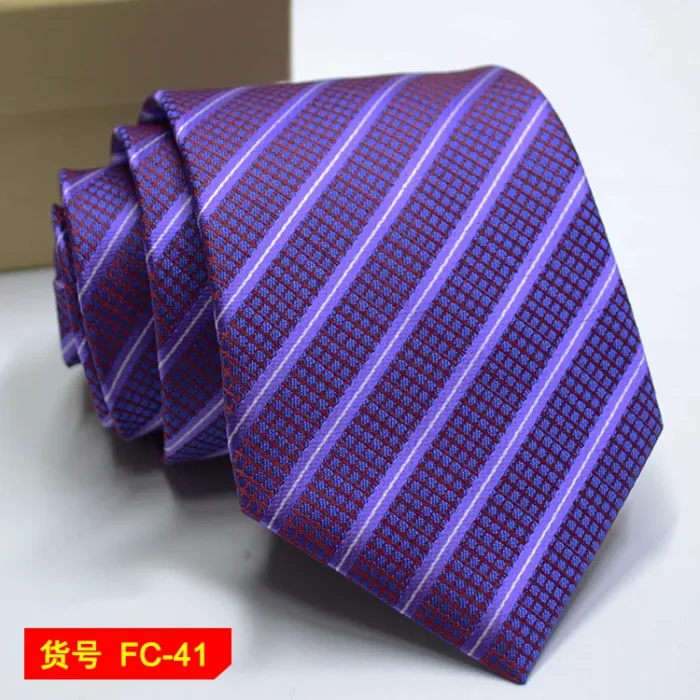 67 Styles Men's Ties Solid Color Stripe Flower Floral 7-8cm Jacquard Necktie Accessories Daily Wear Cravat Wedding Party Gift - Image 52