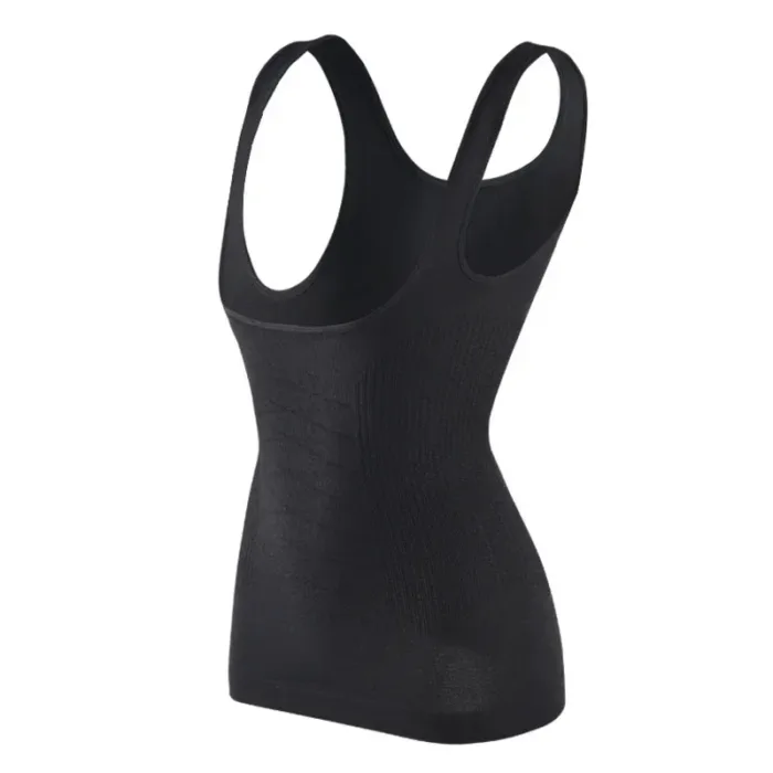 Women Slimming Vest Shaper Slimming Tummy Control Tank Top Vest Bodysuits Shapewear Tummy Waist Corset Girdle Body Shaper - Image 8