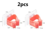 1/2pcs Bathroom Storage Rack Mop Holder Wall Mounted Organizer Broom Hanger Mop Clip Wall Hanging Mop Rack Self Adhesive Hooks - Image 7