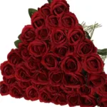 50 Pcs Artificial Rose Flower Silk Roses Bouquet Real Looking Fake Roses for Home Wedding Centerpieces Party Decorations - Image 10