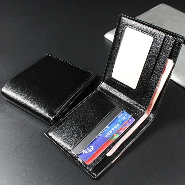Men's Wallet Genuine Leather Men Wallets Premium Product Real Cowhide Wallets for Man Short Black Walet Portefeuille Homme - Image 2