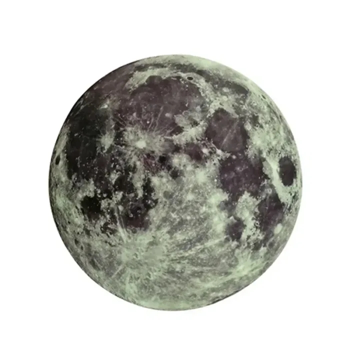 Aesthetic 3D Luminous Moon Wall Sticker Glow In The Dark Fluorescent Sticker PVC Home Kids Room Decals Wall Decor Wallpaper - Image 6