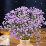 10Pcs 30Heads 29cm BabysBreath Artificial Flowers Plastic Gypsophila DIY Floral Bouquets Arrangement for Wedding Home Decoration - Image 9