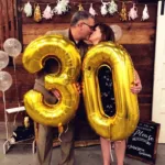 32 inch Large Gold figure Balloons 18 20 30 40 50 60 70 80 90 years adult Birthday Anniversary Decoration Number Balls Supplies - Image 6