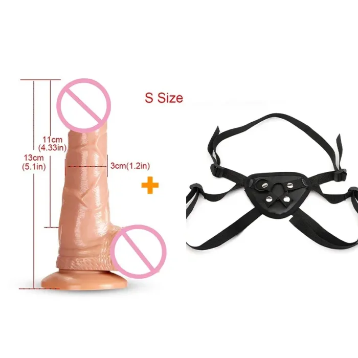 Strap-on Dildo for Women Panties Suction Cup Dildos Huge Penis Belt Sexual Harness Female Masturbator Adult Sex Product Toys - Image 10