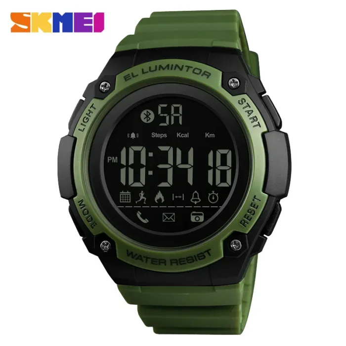Skmei Bluetooth Smart Watch Step Counting Reminder Watch Support IOS Android Sports Electronic Watch E-Commerce - Image 9