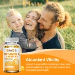 Alliwise Vitamin A Capsules Supports Healthy Skin & Eyes Antioxidant Activity supplement Blood Sugar and Lipids Antioxidant - Image 2