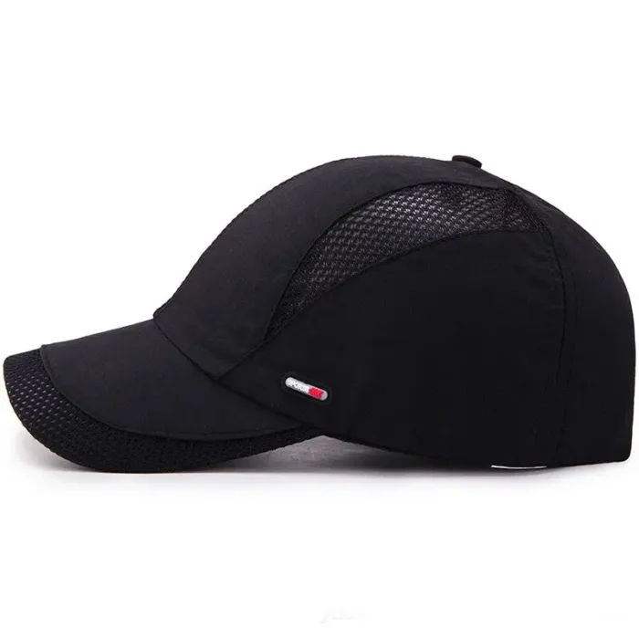 Summer Outdoor Sports Quick-Drying Mesh Baseball Cap Yuda Men Cap Simple Solid Color Hat - Image 5