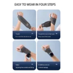 Heated wristband For Tendonitis Heated Wrist Massager TFCC Strain , Sprain Sports Wrist Guard Preventing Muscle Strains - Image 4