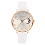 Women Fashion White Watch Quartz Leather Ladies Wristwatches 2023 New Brand Simple Number Dial Woman Clock Montre Femme - Image 11