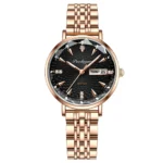 POEDAGAR Watch Women New Fashion Luxury Stainless Steel Wristwatch Bracelet Simple Rose Gold Waterproof Luminous Ladies Watches - Image 20