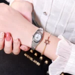 Fashion Set Women Watches Luxury Magnet Buckle Flower Rhinestone Watch Ladies Quartz Wrist Watch Bracelet Set Reloj Mujer - Image 5