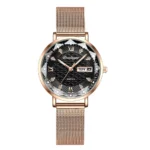 POEDAGAR Watch Women New Fashion Luxury Stainless Steel Wristwatch Bracelet Simple Rose Gold Waterproof Luminous Ladies Watches - Image 16