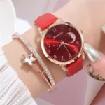 Women Fashion White Watch Quartz Leather Ladies Wristwatches 2023 New Brand Simple Number Dial Woman Clock Montre Femme - Image 3