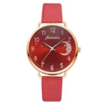 Women Fashion White Watch Quartz Leather Ladies Wristwatches 2023 New Brand Simple Number Dial Woman Clock Montre Femme - Image 10