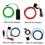 Flexible Neon Light 1M/2M/3M/5M/10M EL Wire Led Neon Dance Party Atmosphere Decor Lamp RopeTube Waterproof Multicolor Led Strip - Image 5