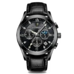 POEDAGAR Men Watches 2021 New Fashion Leather Waterproof Luminous Top Brand Luxury Mens Quartz Wristwatch Relogio Masculino - Image 8