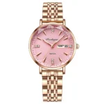 POEDAGAR Watch Women New Fashion Luxury Stainless Steel Wristwatch Bracelet Simple Rose Gold Waterproof Luminous Ladies Watches - Image 21