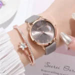 Women Fashion White Watch Quartz Leather Ladies Wristwatches 2023 New Brand Simple Number Dial Woman Clock Montre Femme - Image 4