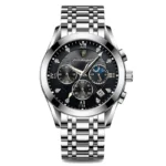POEDAGAR Men Watches 2021 New Fashion Leather Waterproof Luminous Top Brand Luxury Mens Quartz Wristwatch Relogio Masculino - Image 12