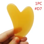 Heart Resin Gua Sha Massage Board Acupoint Beeswax Guasha Acupuncture SPA Massager Scrapers Tools For Face Neck Back Body Care - Image 9