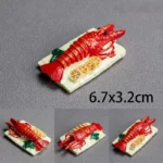 Home decoration magnetic refrigerator paste sticky notes bread machine tomato egg pan teapot milk model fridge magnet collection - Image 29