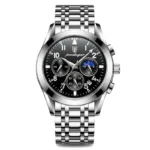 POEDAGAR Men Watches 2021 New Fashion Leather Waterproof Luminous Top Brand Luxury Mens Quartz Wristwatch Relogio Masculino - Image 20