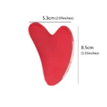 Heart Resin Gua Sha Massage Board Acupoint Beeswax Guasha Acupuncture SPA Massager Scrapers Tools For Face Neck Back Body Care - Image 4