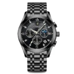 POEDAGAR Men Watches 2021 New Fashion Leather Waterproof Luminous Top Brand Luxury Mens Quartz Wristwatch Relogio Masculino - Image 11