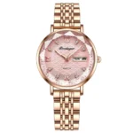 POEDAGAR Watch Women New Fashion Luxury Stainless Steel Wristwatch Bracelet Simple Rose Gold Waterproof Luminous Ladies Watches - Image 8