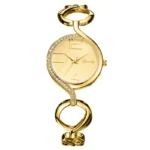 gold watch luxury fashion diamond watch for women wristwatch girls watch gift lover ladies quartz watches - Image 8